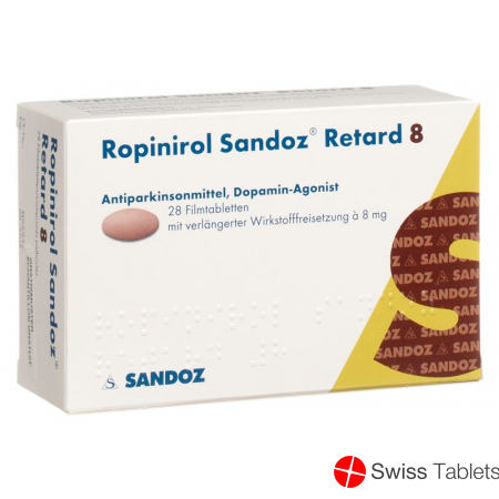 Ropinirol Sandoz Retard Tabletten 8mg 28 Stück buy online