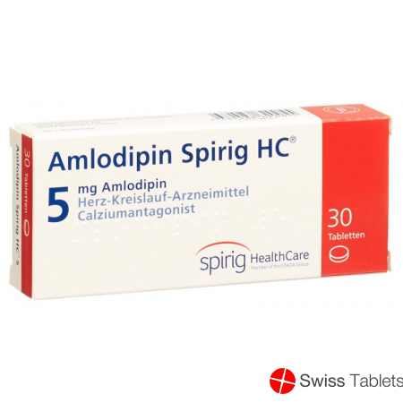 Amlodipin Spirig HC Tabletten 5mg 30 Stück buy online