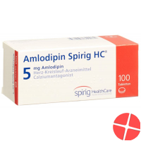 Amlodipin Spirig HC 5 mg 100 tablets