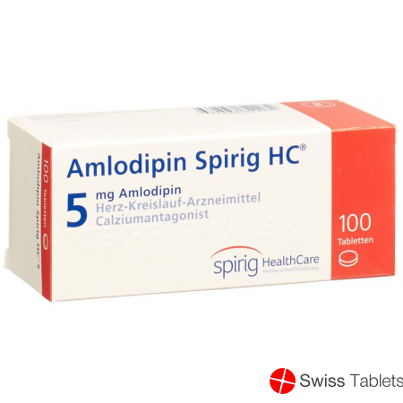 Amlodipin Spirig HC Tabletten 5mg 100 Stück buy online