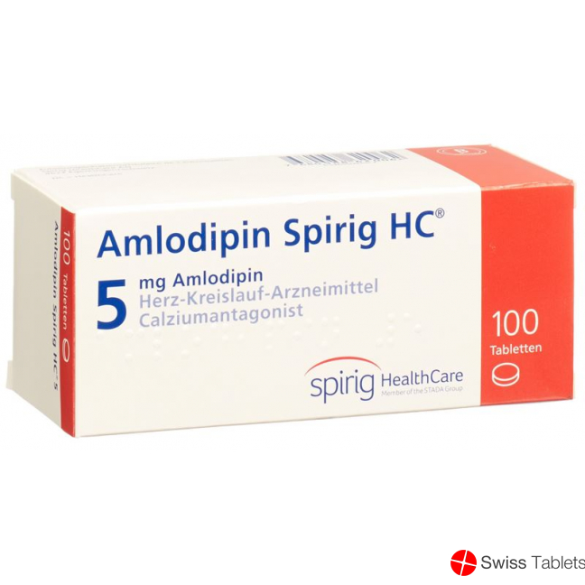 Amlodipin Spirig HC Tabletten 5mg 100 Stück buy online