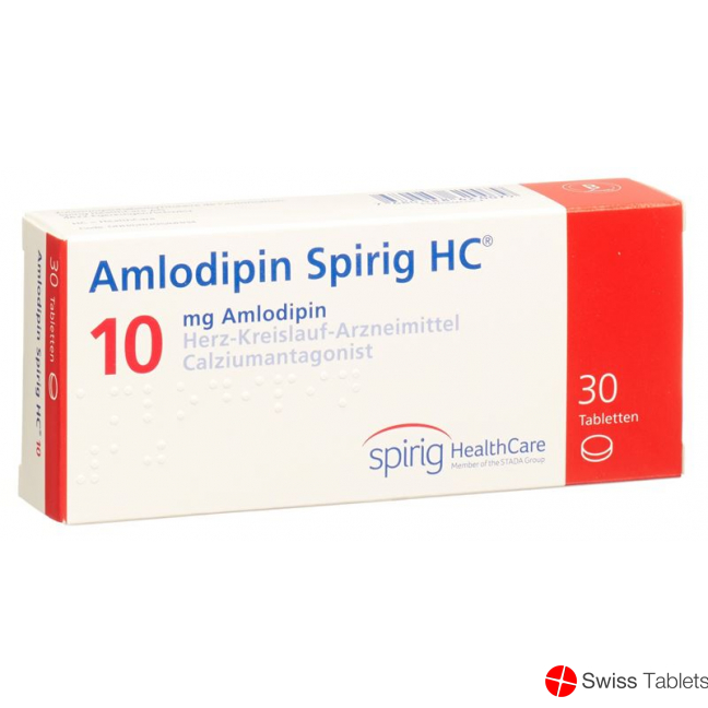 Amlodipin Spirig HC Tabletten 10mg 30 Stück buy online