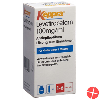 Keppra Lösung 100mg/ml Dosierpipette 1ml 150 Ml