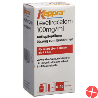 Keppra Lösung 100mg/ml Dosierpipette 3ml 150 Ml