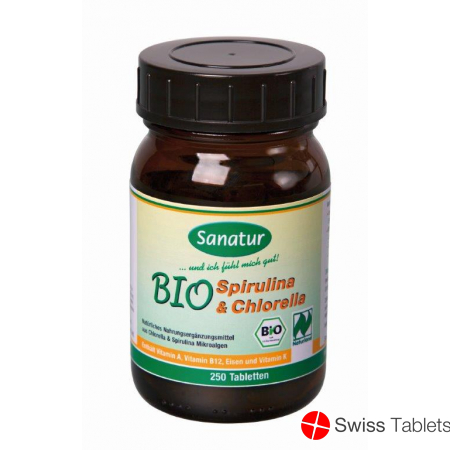 Spirulina&chlorella Hau Bio Tabletten 400mg 250 Stück buy online