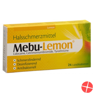 Mebu-lemon Lutschtabletten 24 Stück