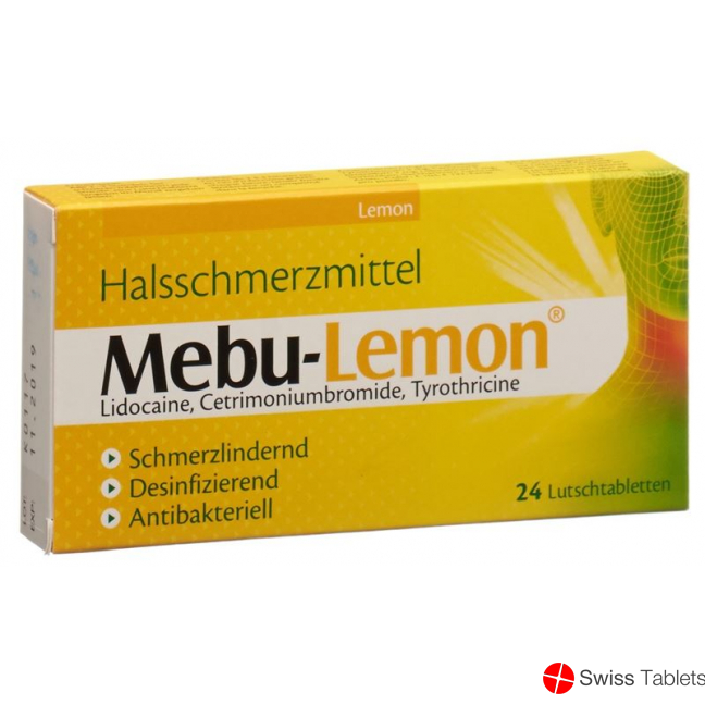 Mebu-lemon Lutschtabletten 24 Stück buy online