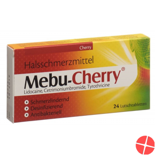Mebu-cherry Lutschtabletten 24 Stück