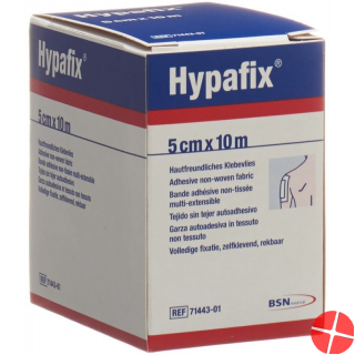 Hypafix adhesive fleece 5cmx10m roll