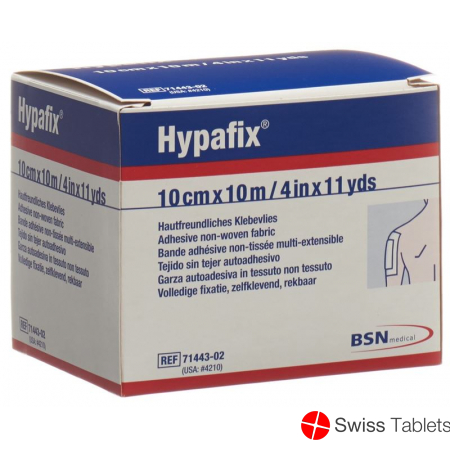 Hypafix adhesive fleece 10cmx10m roll buy online