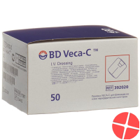 BD Veca-c Katheter Fixierverband Sichtfenst 50 Stück