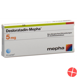Desloratadin Mepha Lactabs 5mg 10 Stück