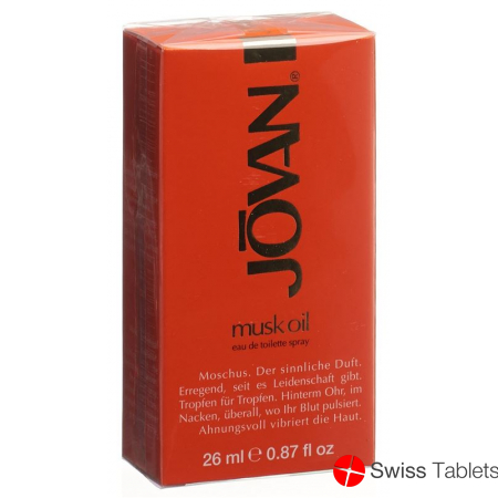 Jovan Musk Oil Eau de Toilette Spray 26ml buy online