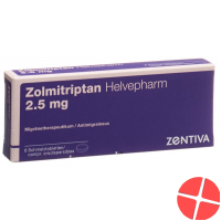 Zolmitriptan Helvepharm Schmelztabletten 2.5mg 6 Stück