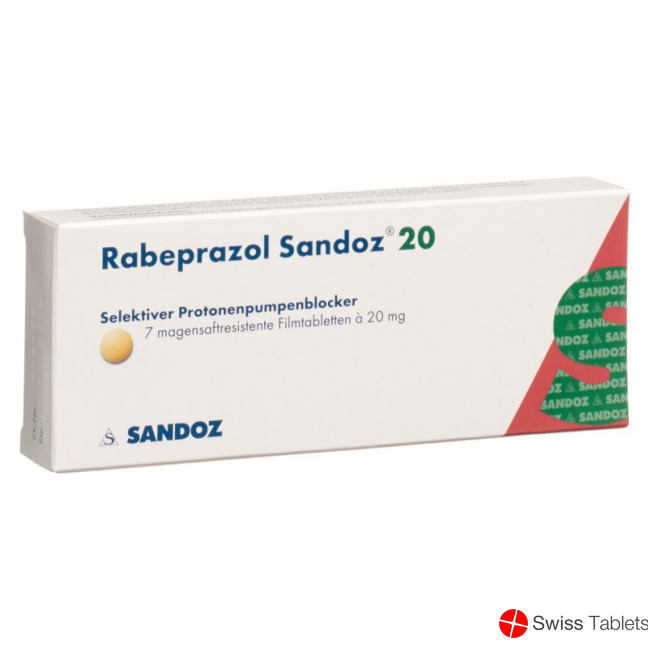 Rabeprazol Sandoz Filmtabletten 20mg 7 Stück buy online