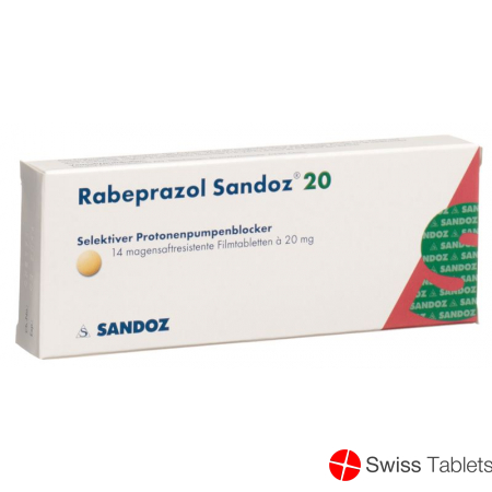 Rabeprazol Sandoz Filmtabletten 20mg 14 Stück buy online