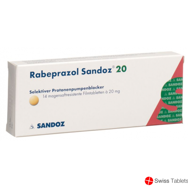 Rabeprazol Sandoz Filmtabletten 20mg 14 Stück buy online