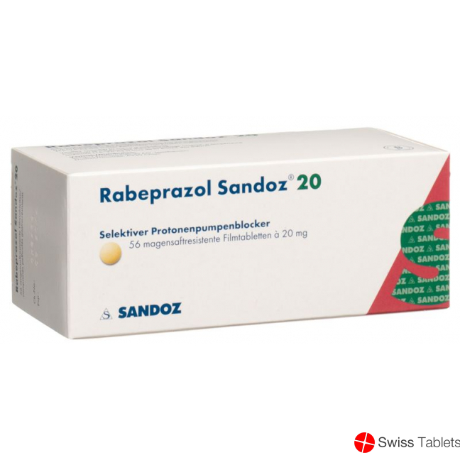 Rabeprazol Sandoz Filmtabletten 20mg 56 Stück buy online
