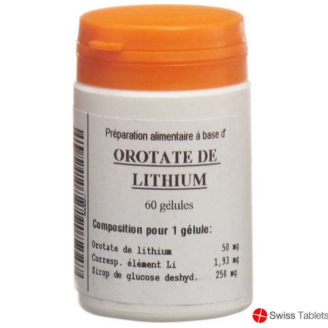 Oligopharm Orotate De Lithium Kapseln 50mg 60 Stück buy online