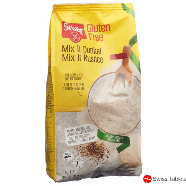 Schär Brot-Mix Dunkel Glutenfrei 1kg buy online