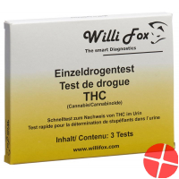 Willi Fox 3 single urine drug test kits