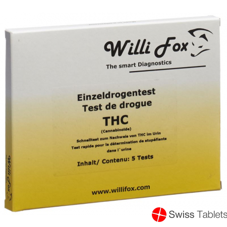 Willi Fox drug test THC single urine 5 pcs