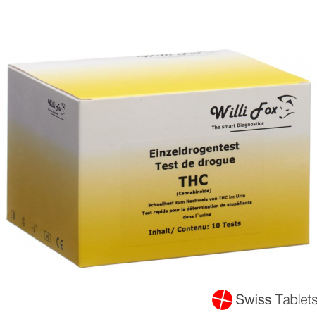 Willi Fox THC drug test individual 10 pieces urine