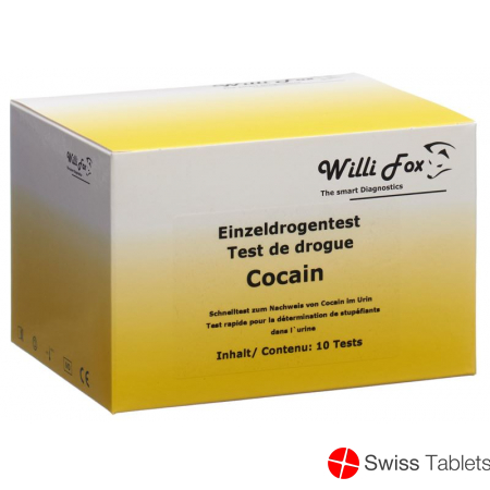 Willi Fox drug test cocaine individual urine 10 pcs