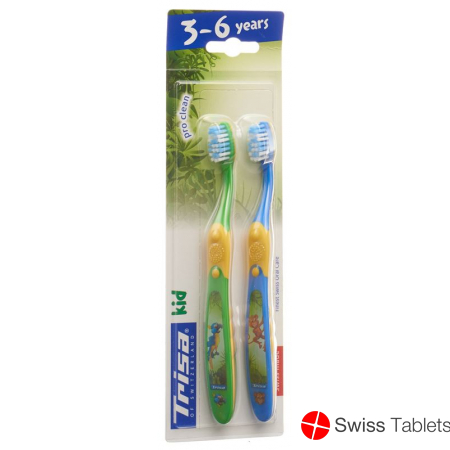 Trisa Kinderzahnbürste Kid Duo 2 Stück buy online