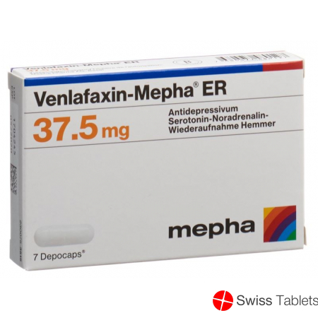 Venlafaxin Mepha ER Depocaps 37.5mg 7 Stück buy online