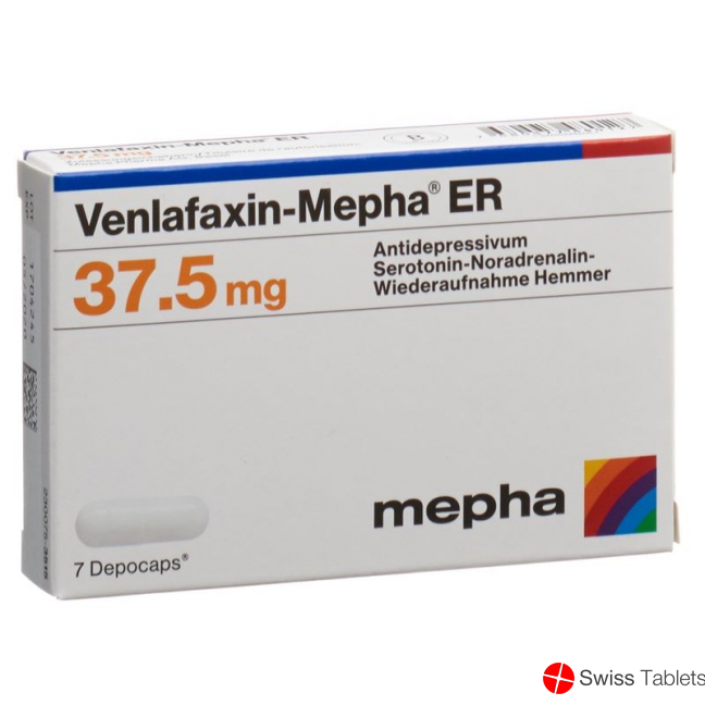 Venlafaxin Mepha ER Depocaps 37.5mg 7 Stück buy online