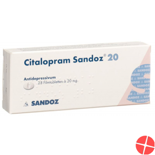 Citalopram Sandoz Filmtabletten 20mg 28 Stück