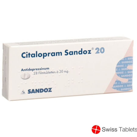 Citalopram Sandoz Filmtabletten 20mg 28 Stück buy online