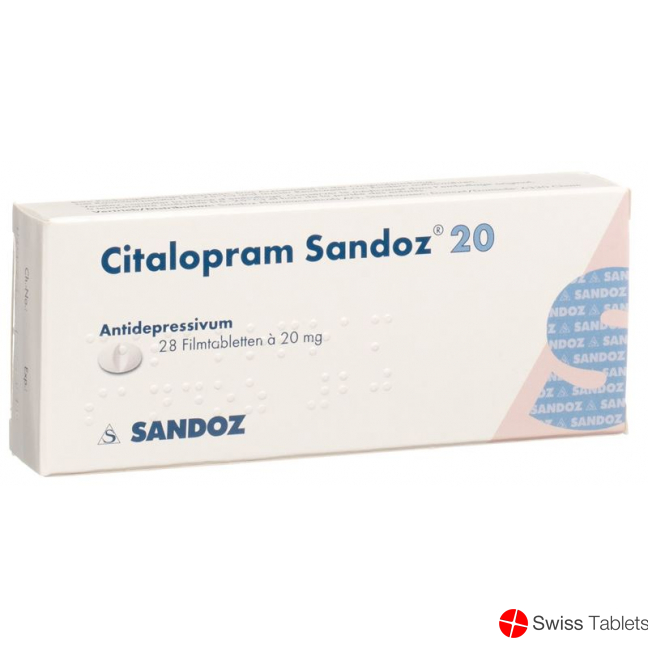 Citalopram Sandoz Filmtabletten 20mg 28 Stück buy online