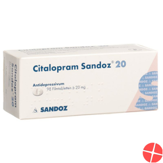 Citalopram Sandoz Filmtabletten 20mg 98 Stück