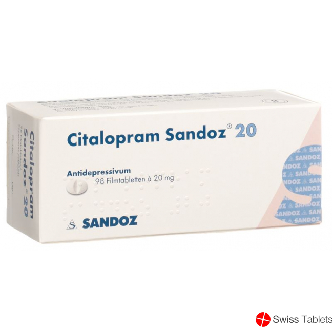 Citalopram Sandoz Filmtabletten 20mg 98 Stück buy online