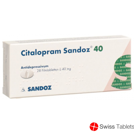 Citalopram Sandoz Filmtabletten 40mg 28 Stück buy online