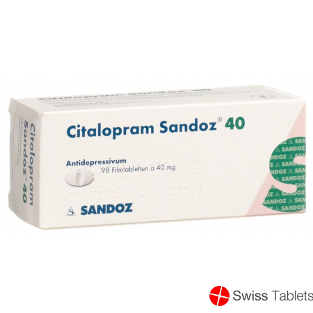 Citalopram Sandoz Filmtabletten 40mg 98 Stück buy online