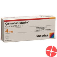 Cansartan Mepha Tabletten 4mg 7 Stück