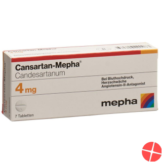 Cansartan Mepha Tabletten 4mg 7 Stück