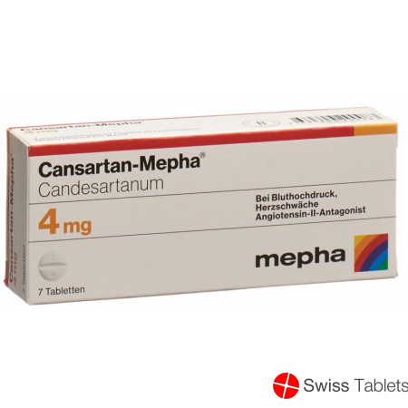 Cansartan Mepha Tabletten 4mg 7 Stück buy online