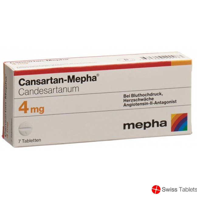 Cansartan Mepha Tabletten 4mg 7 Stück buy online