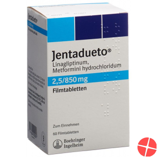 Jentadueto Filmtabletten 2.5mg/850mg 60 Stück