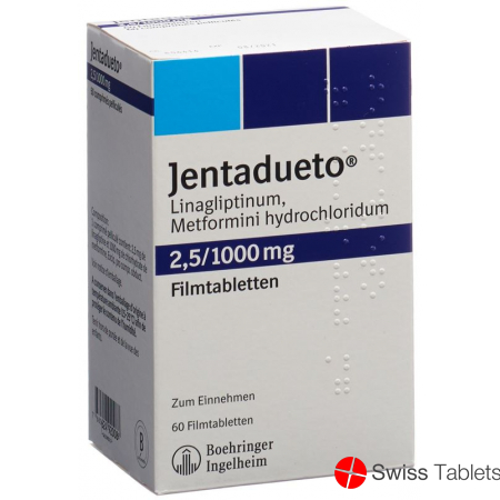 Jentadueto Filmtabletten 2.5mg/1000mg 60 Stück buy online