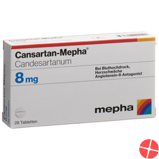 Cansartan Mepha Tabletten 8mg 28 Stück