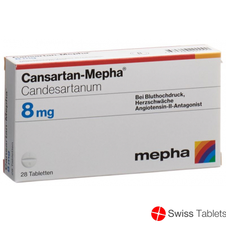 Cansartan Mepha Tabletten 8mg 28 Stück buy online