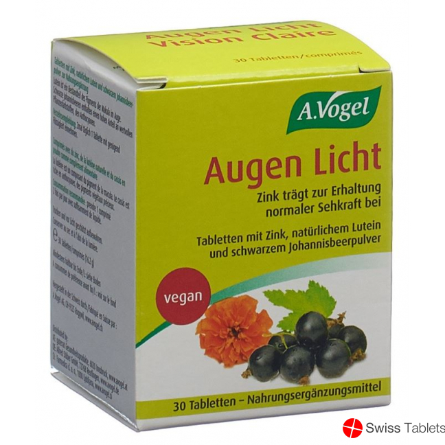 Vogel Eyes Light Tablets Glass 30 pieces buy online