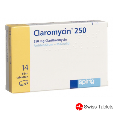 Claromycin Filmtabletten 250mg 14 Stück buy online Claromycin Filmtabletten 250mg 14 Stück buy online