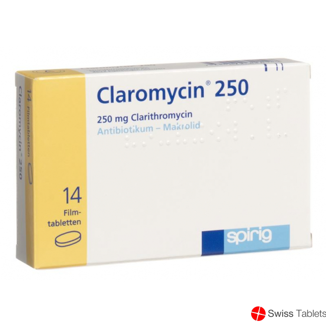 Claromycin Filmtabletten 250mg 14 Stück buy online Claromycin Filmtabletten 250mg 14 Stück buy online