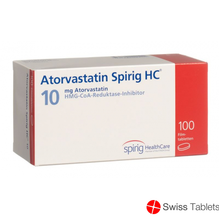 Atorvastatin Spirig HC Filmtabletten 10mg 100 Stück buy online